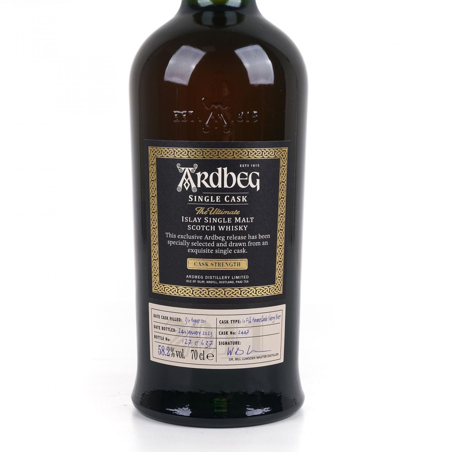 Ardbeg 阿贝 2011-2023 雪莉单桶#2447 桶强