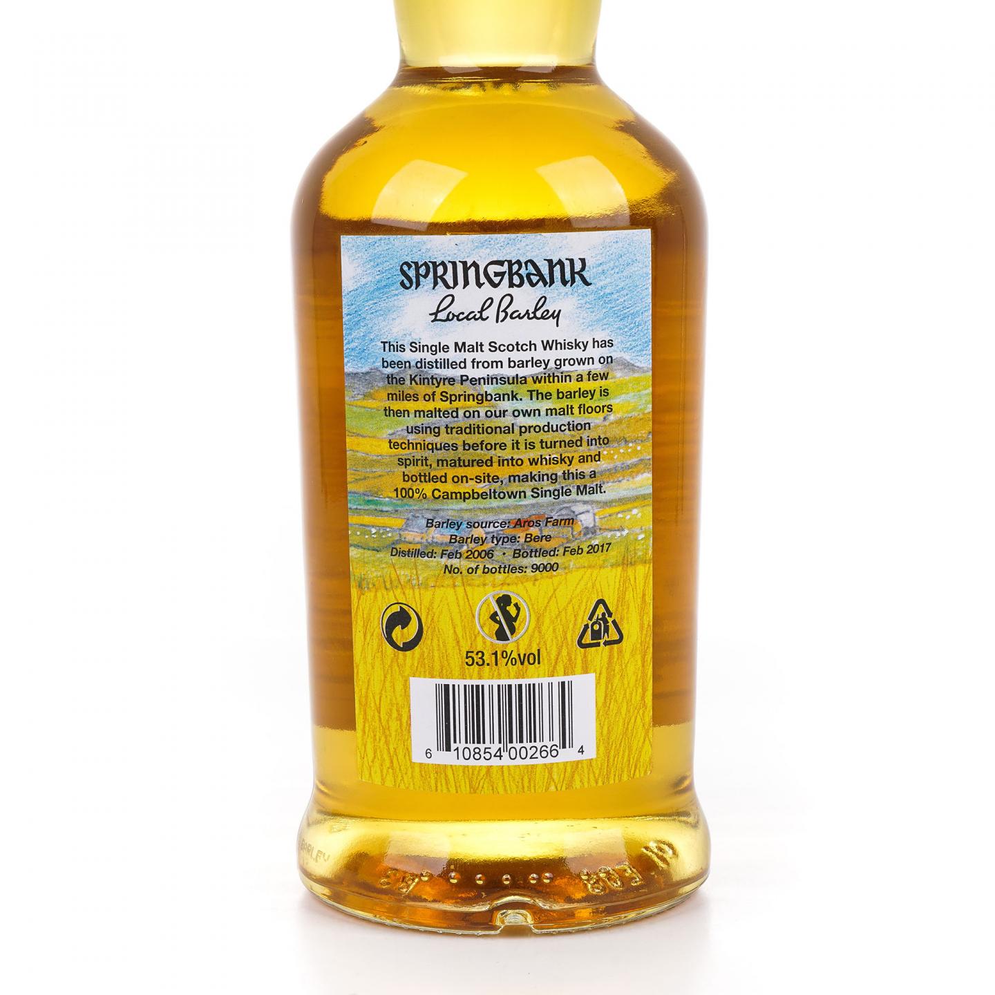 Springbank 云顶 11年 2006-2017 本地大麦