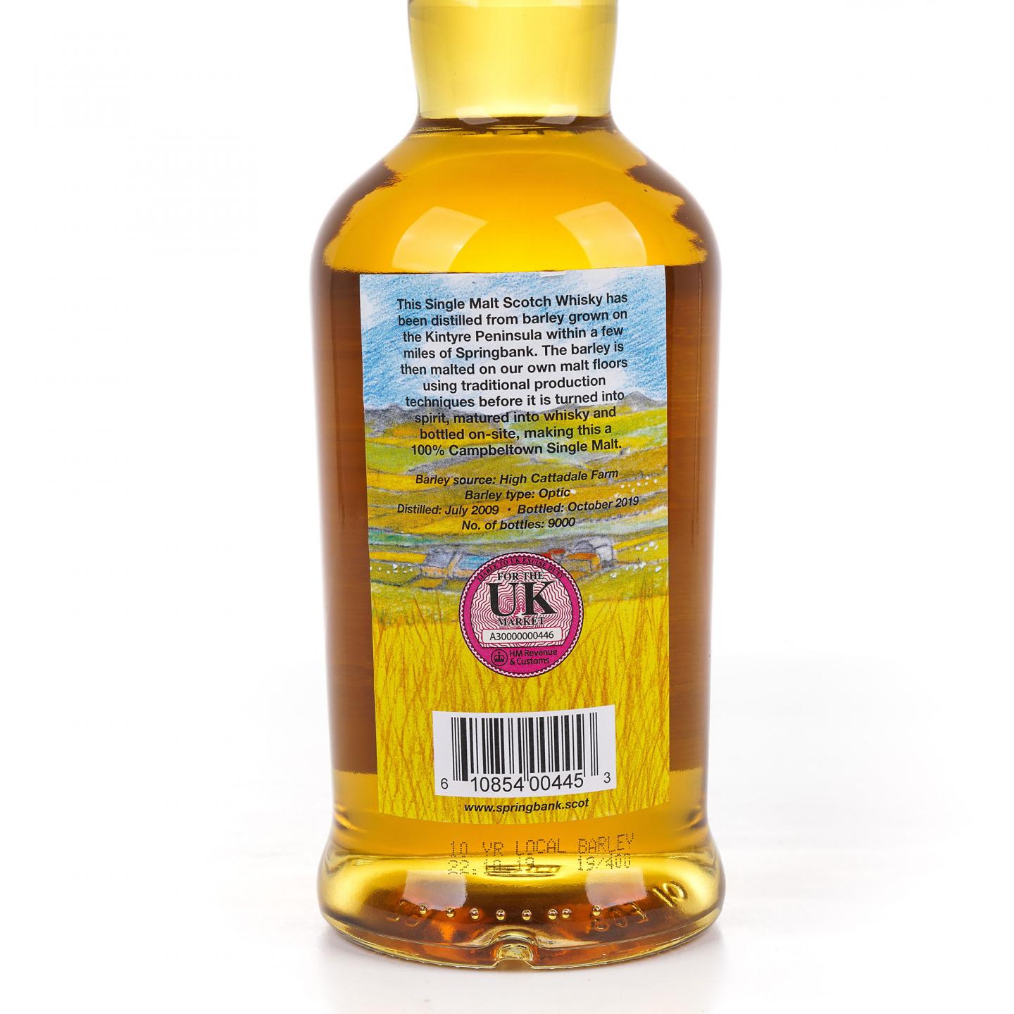 Springbank 云顶 10年 2009-2019 本地大麦