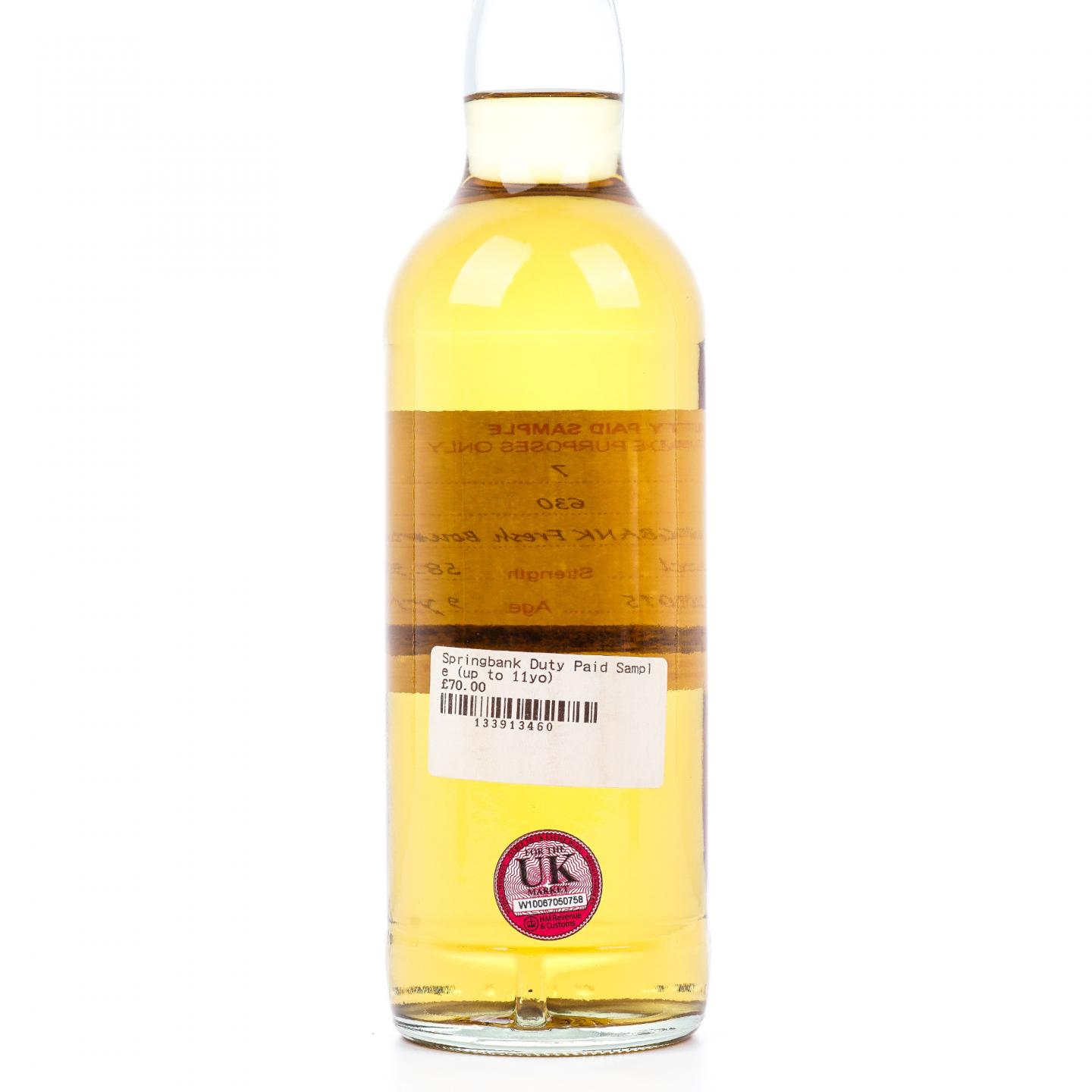 Springbank 云顶 9年 2015 完税版 58.9%vol