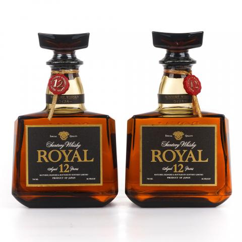 三得利 Royal 12年 金花标 调和 2瓶组