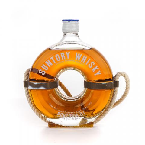 三得利 1981神户港博览会限定 救生圈 特级 700ml