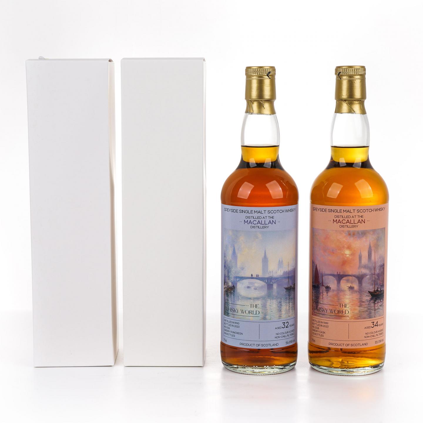 Macallan 麦卡伦 32/34年 雪莉桶 2瓶组