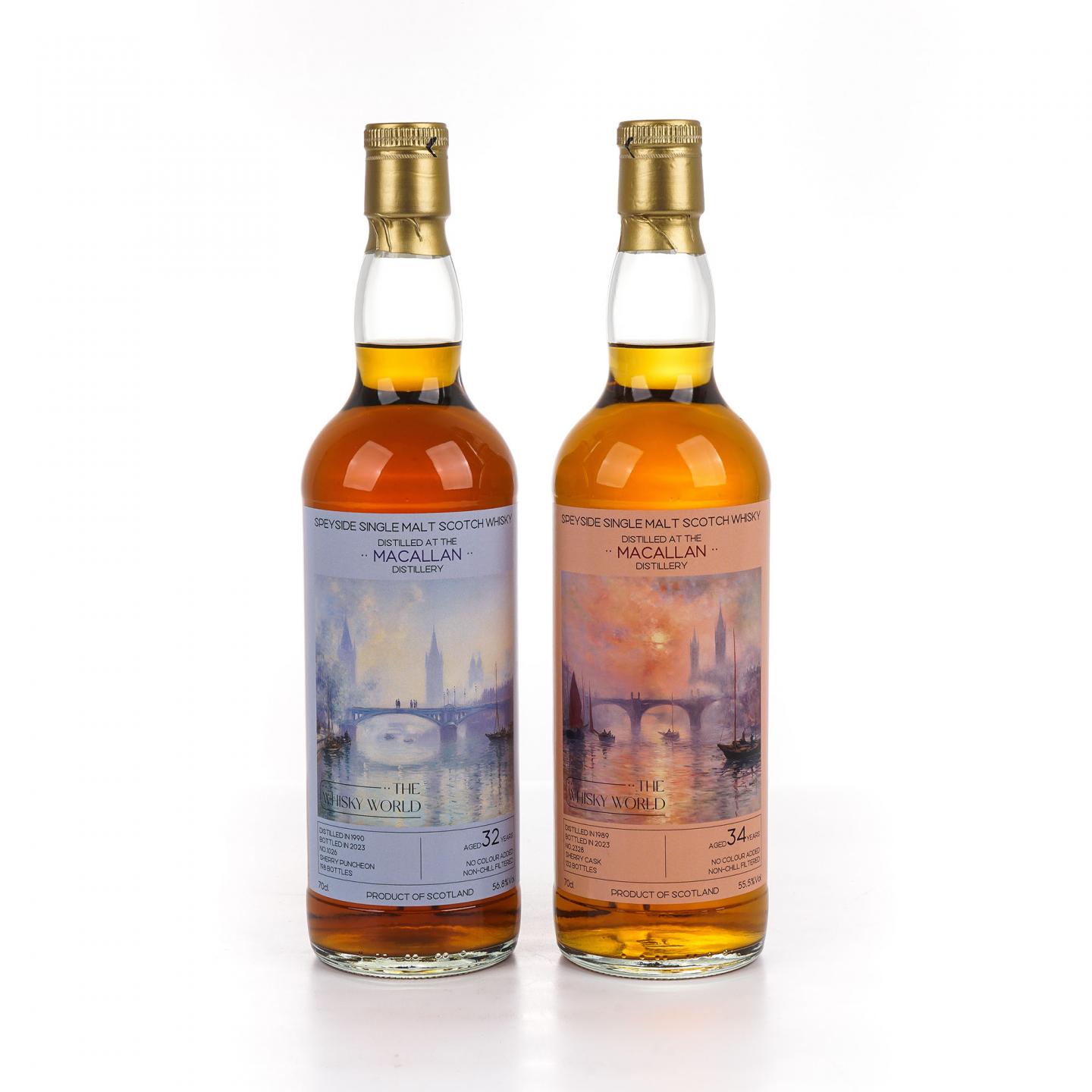 Macallan 麦卡伦 32/34年 雪莉桶 2瓶组