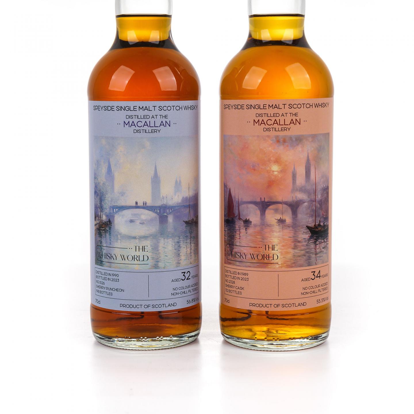 Macallan 麦卡伦 32/34年 雪莉桶 2瓶组