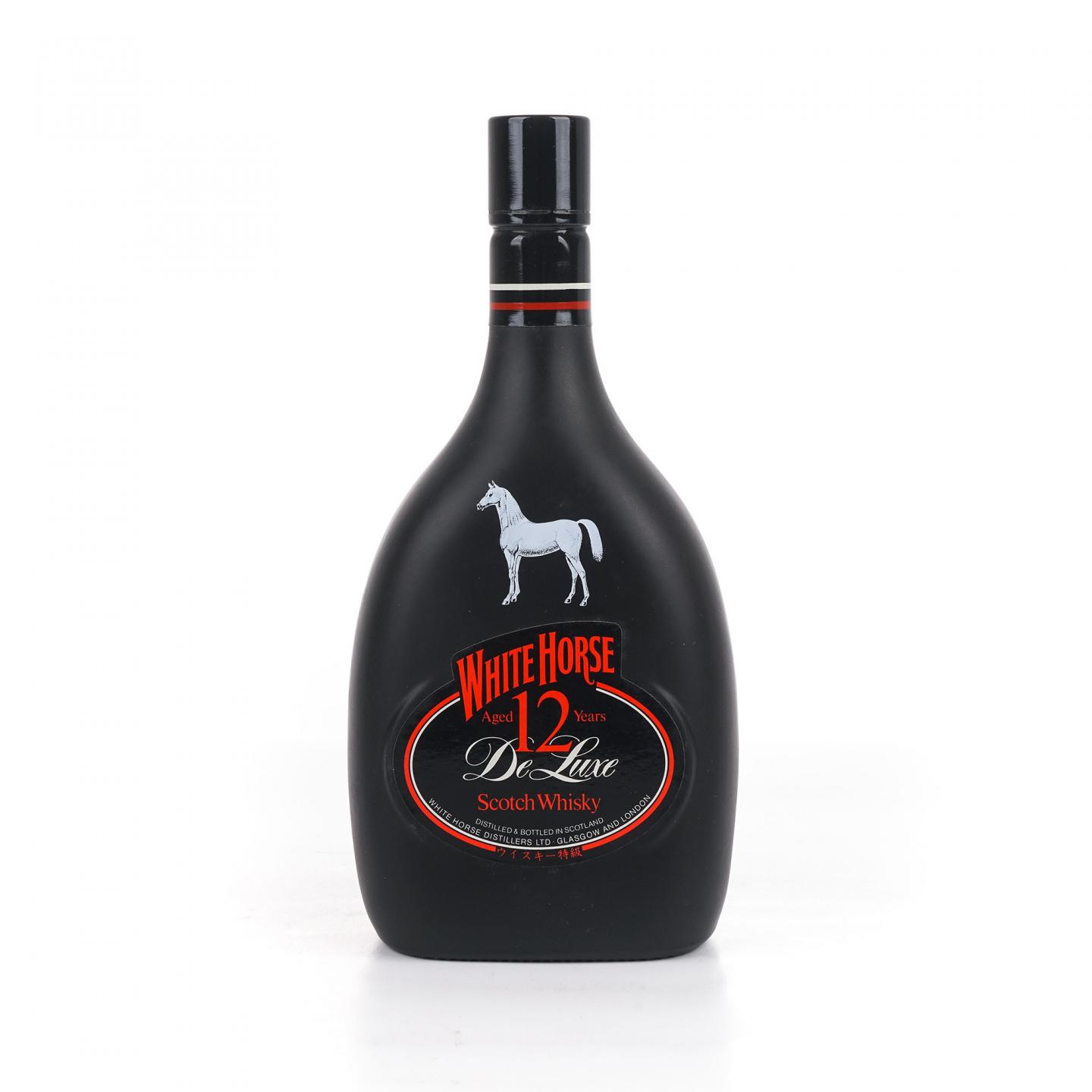 White Horse 白马 12年 1980s 黑瓷瓶 750ml