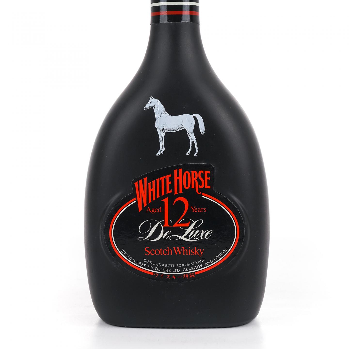White Horse 白马 12年 1980s 黑瓷瓶 750ml