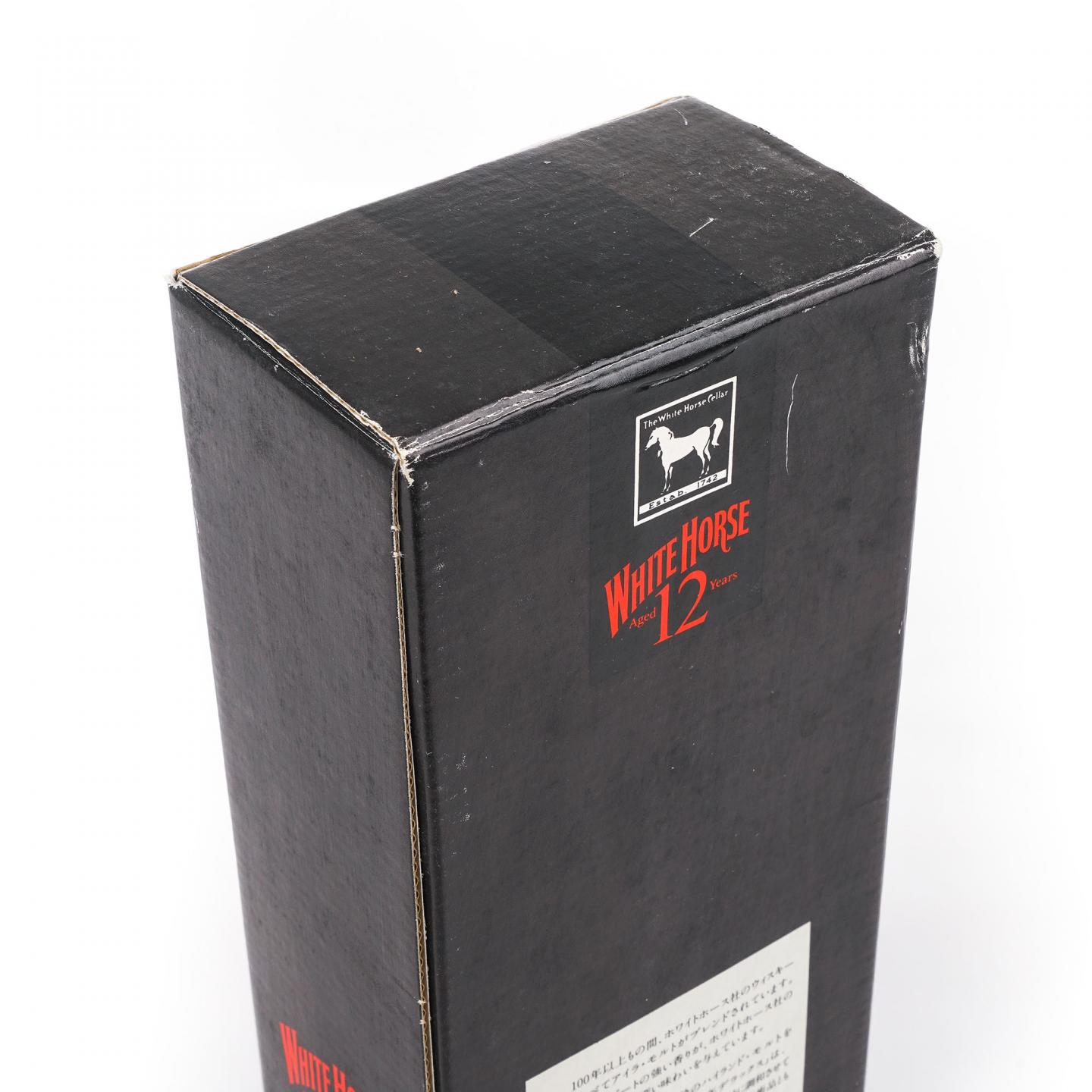 White Horse 白马 12年 1980s 黑瓷瓶 750ml