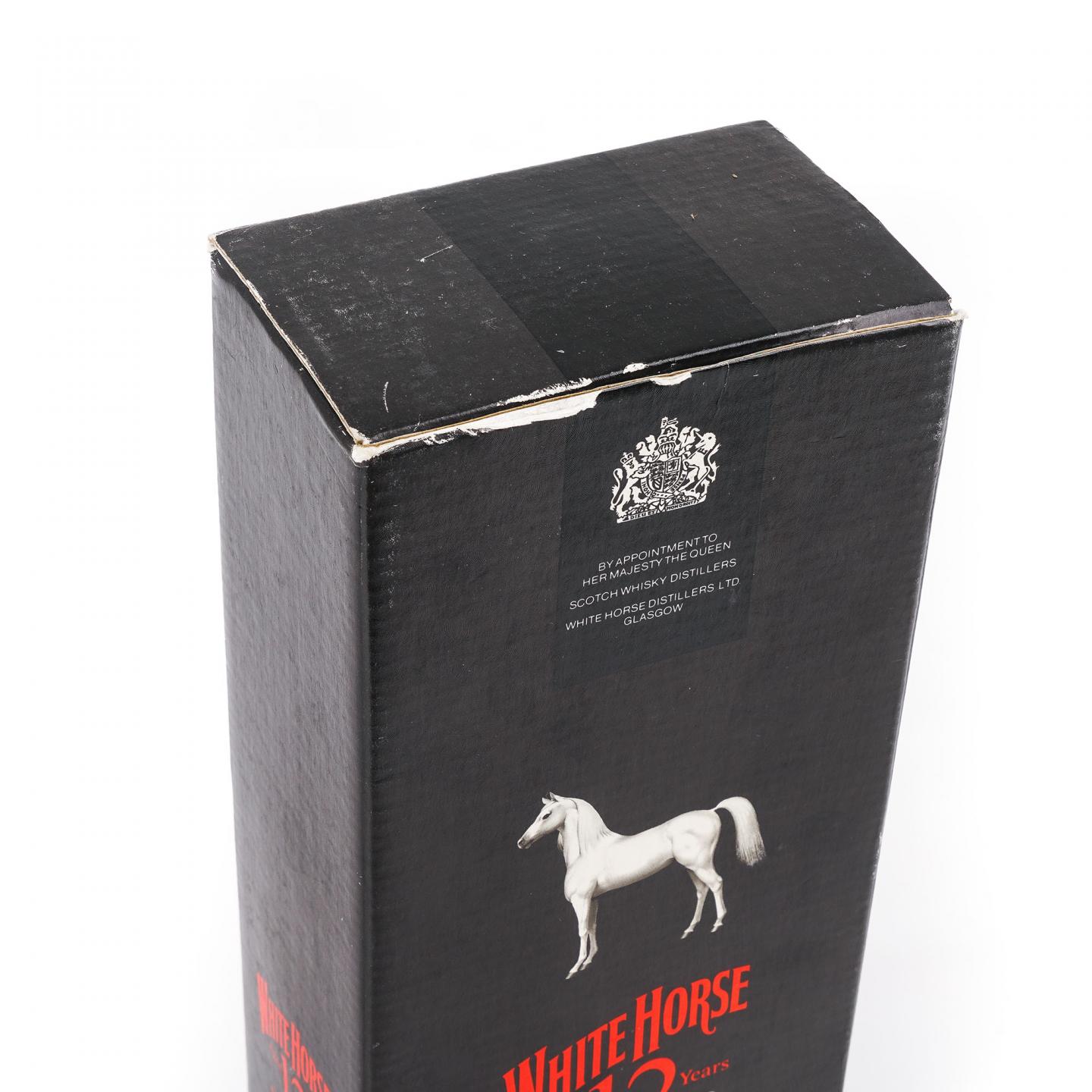 White Horse 白马 12年 1980s 黑瓷瓶 750ml