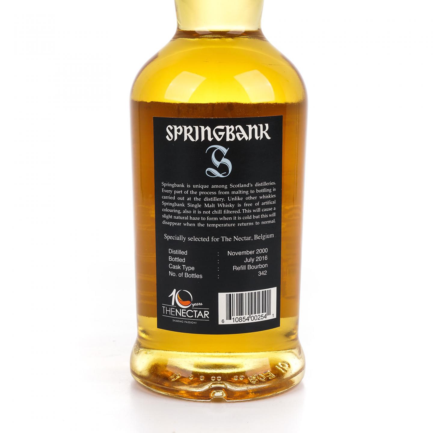 Springbank 云顶 15年 2000-2016 单桶