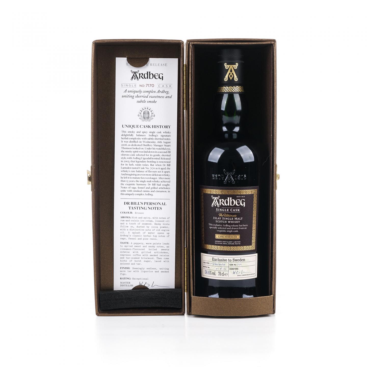 Ardbeg 阿贝 2022 雪莉单桶#7170 桶强