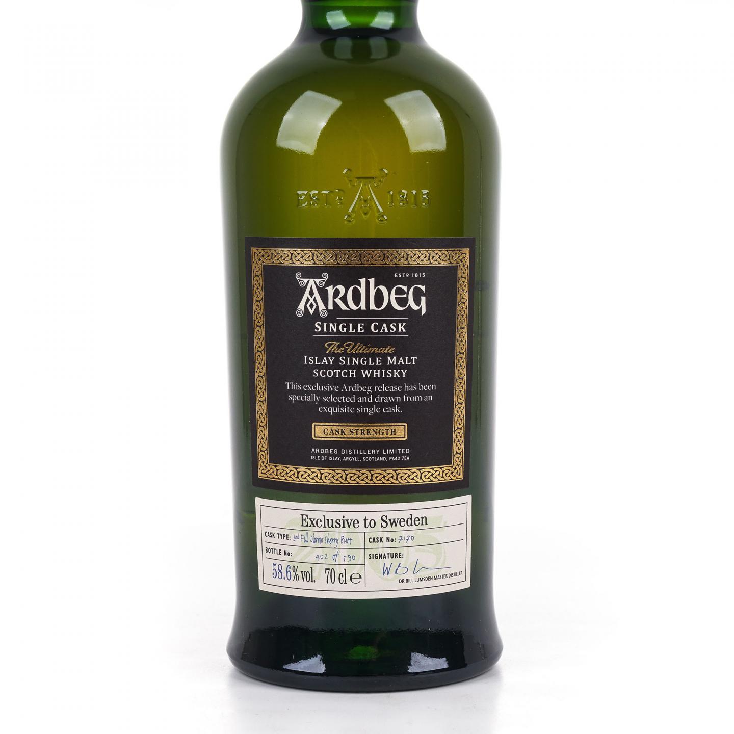 Ardbeg 阿贝 2022 雪莉单桶#7170 桶强