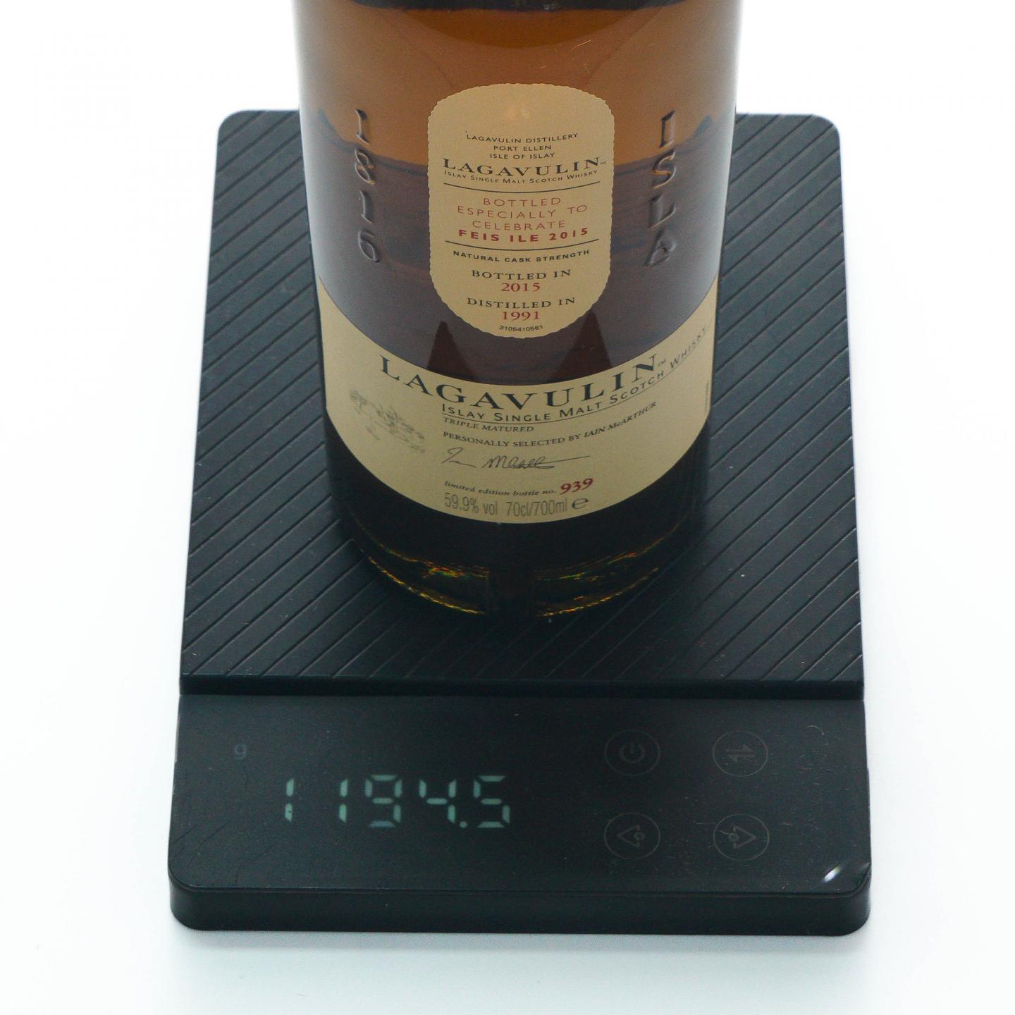 Lagavulin 乐加维林 1991-2015 Feis ile 2015 700ml