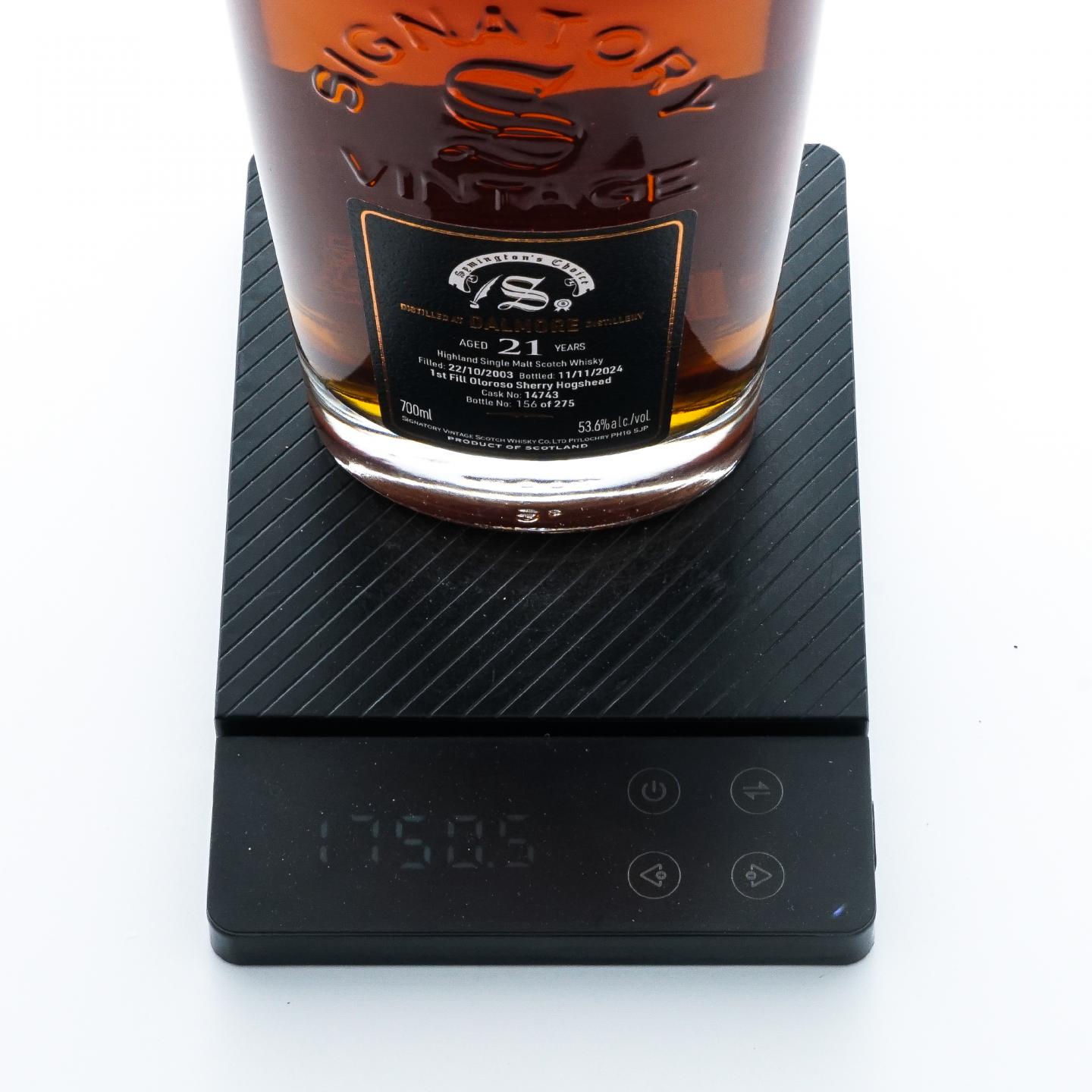 Dalmore 达尔摩 21年 2003-2024 SV 雪莉桶#14743