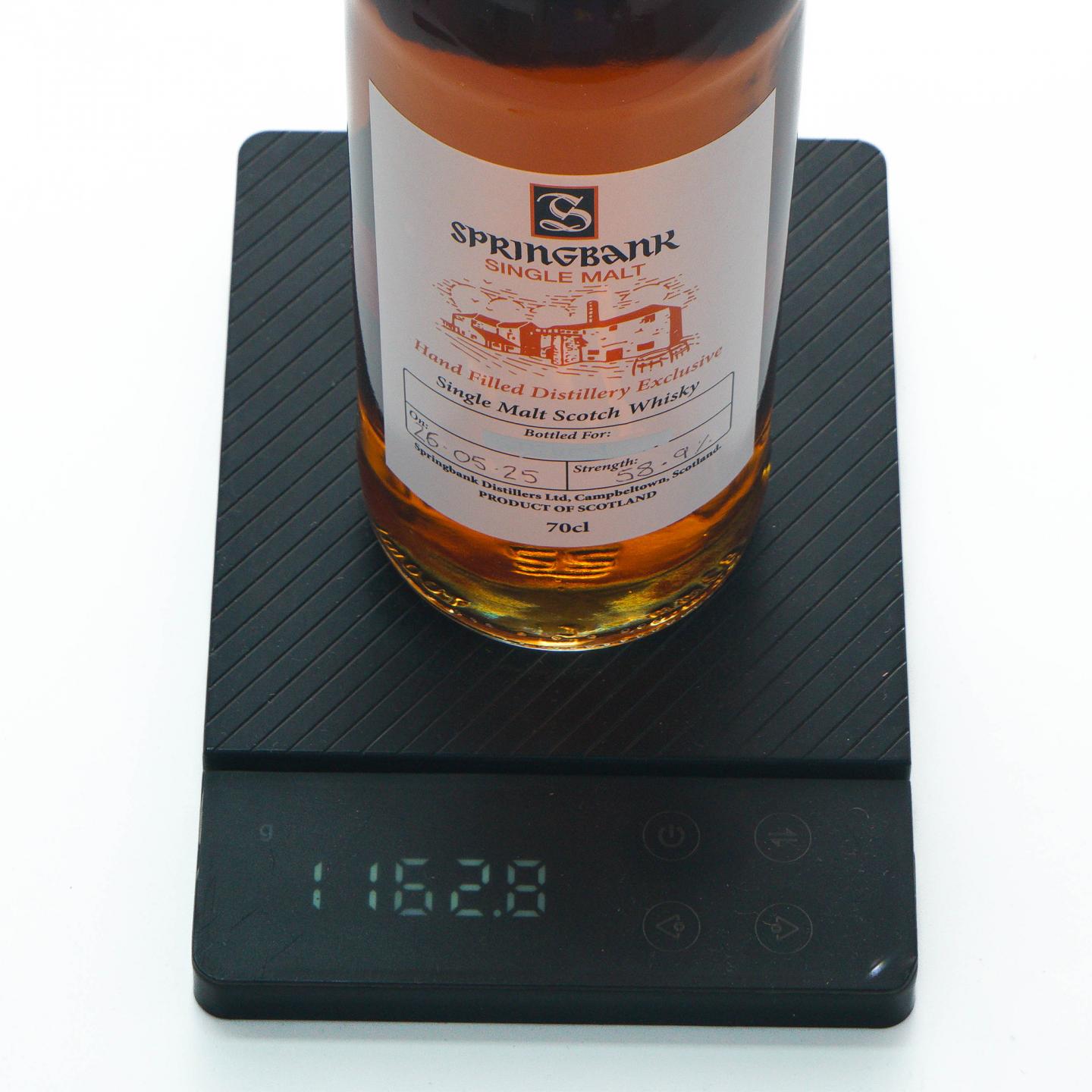 Springbank 云顶 2025 手工瓶 酒厂限量 58.9%