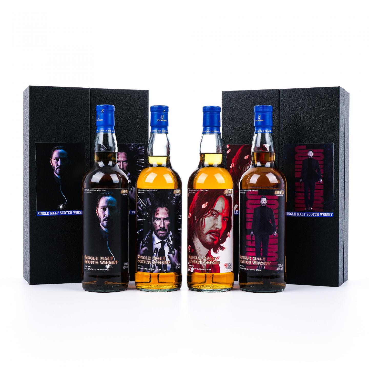 Glasgow 格拉斯哥 2023 雪莉桶 《疾速追杀第三季》联名款 行货 4瓶组