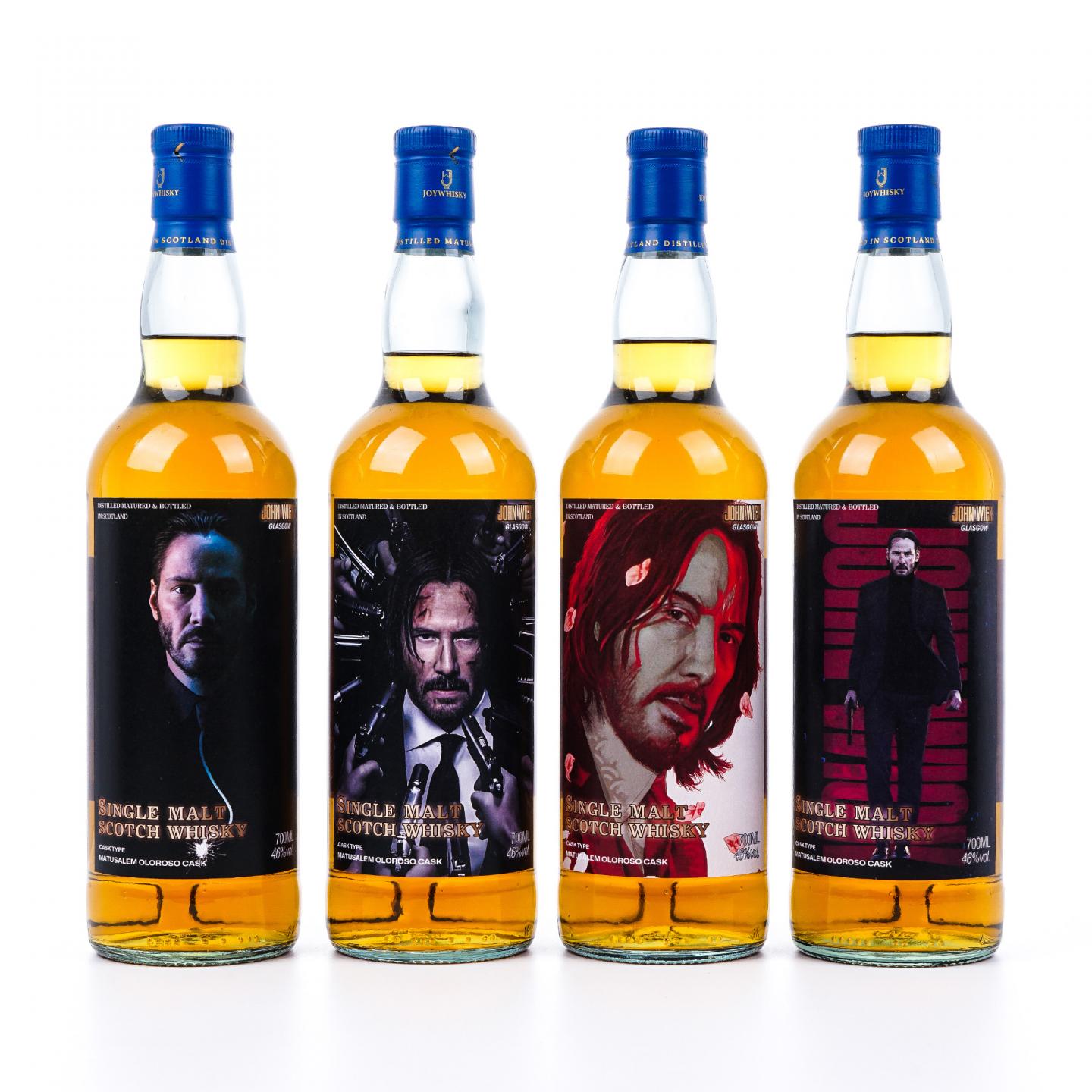 Glasgow 格拉斯哥 2023 雪莉桶 《疾速追杀第三季》联名款 行货 4瓶组