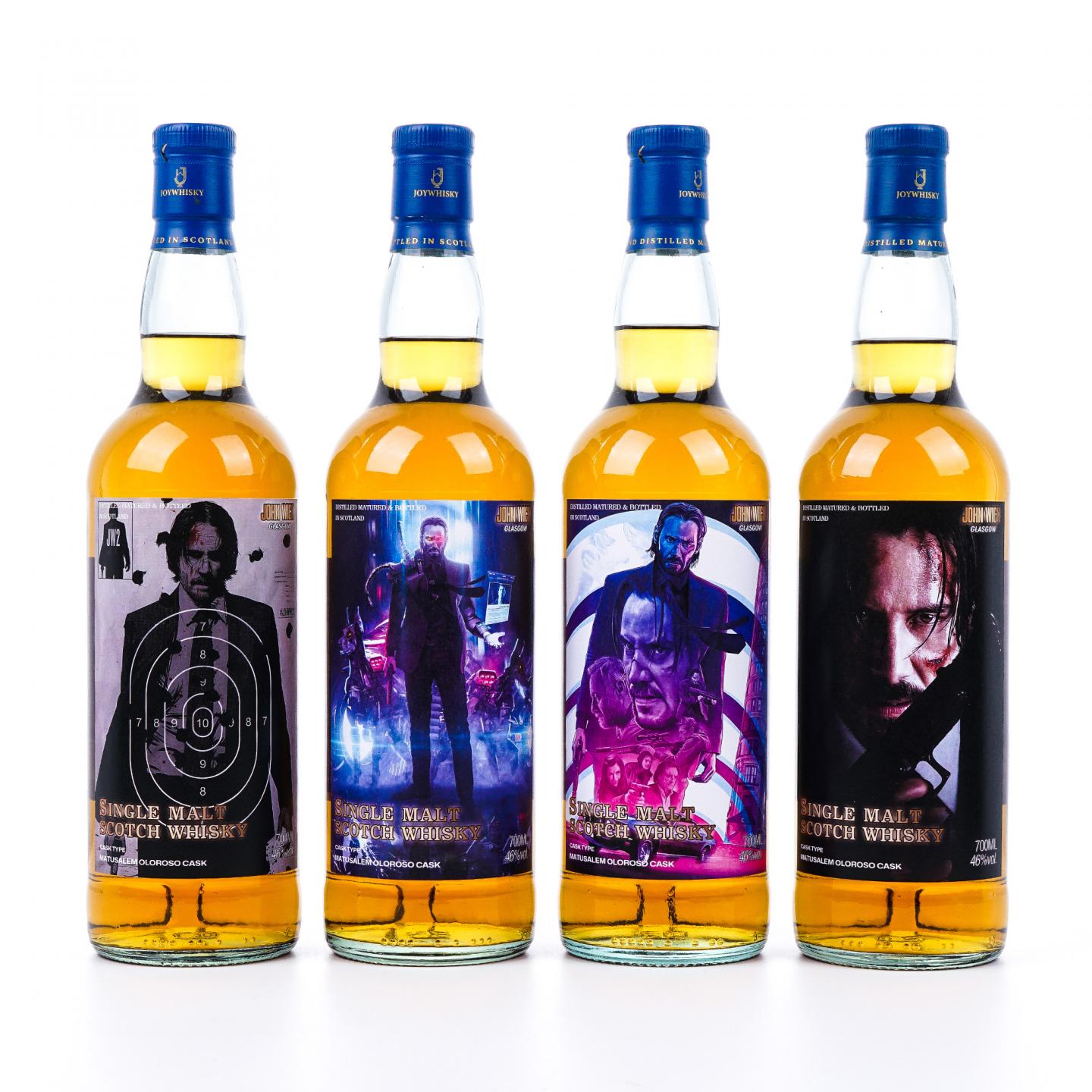 Glasgow 格拉斯哥 2023 雪莉桶 《疾速追杀第二季》联名款 行货 4瓶组