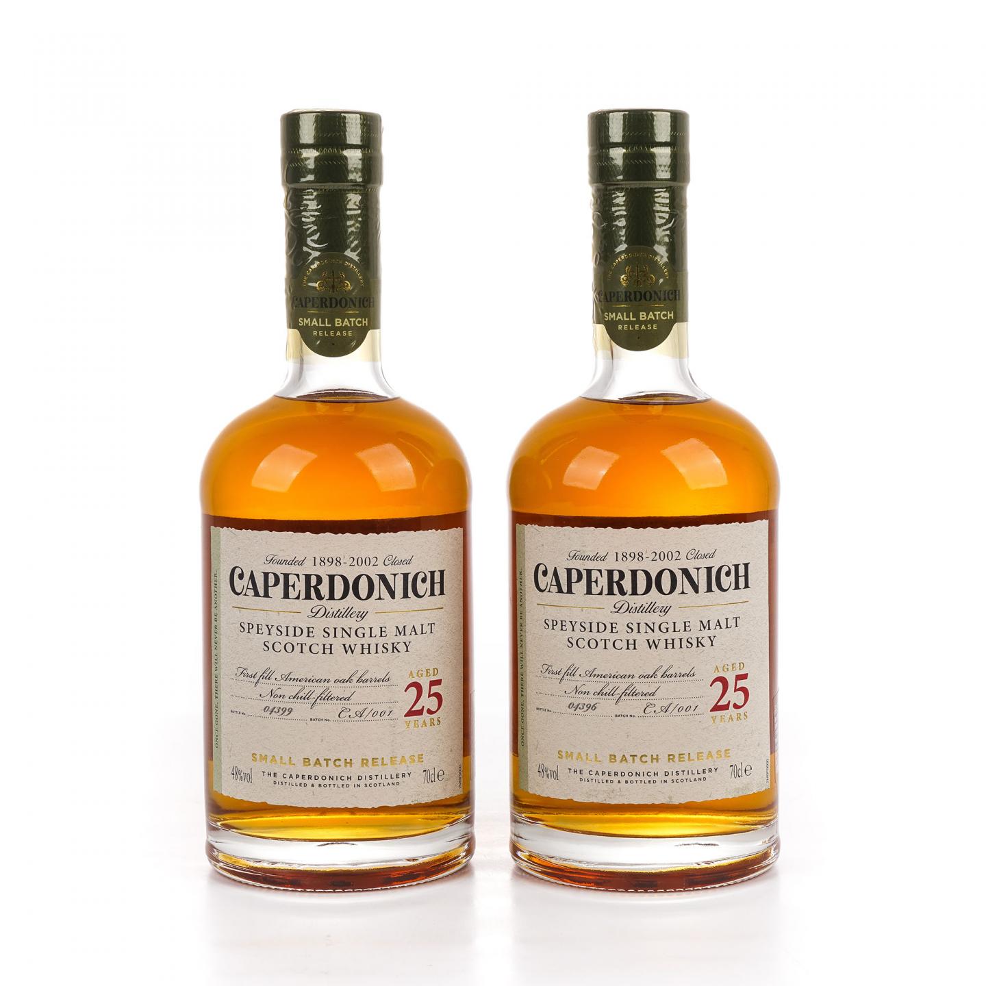 Caperdonich 凯普多尼克 25年 2019 小批次CA/001 2瓶组