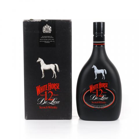 White Horse 白马 12年 1980s 黑瓷瓶 750ml