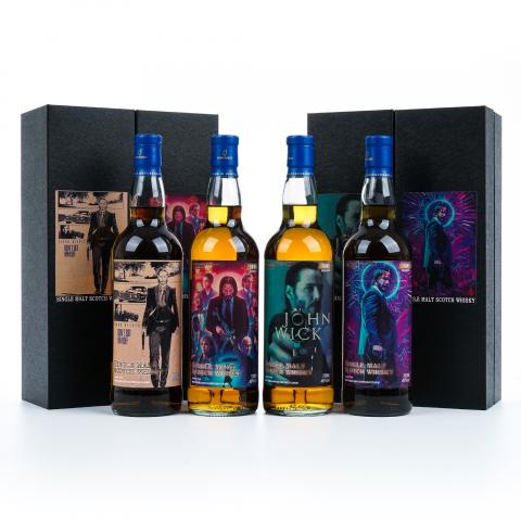 Glasgow 格拉斯哥 2023 雪莉桶 《疾速追杀第一季》联名款 行货 4瓶组