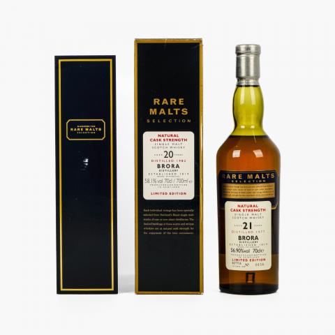 Brora 布朗拉 21年 1977-1998 桶强 RMS 非原盒