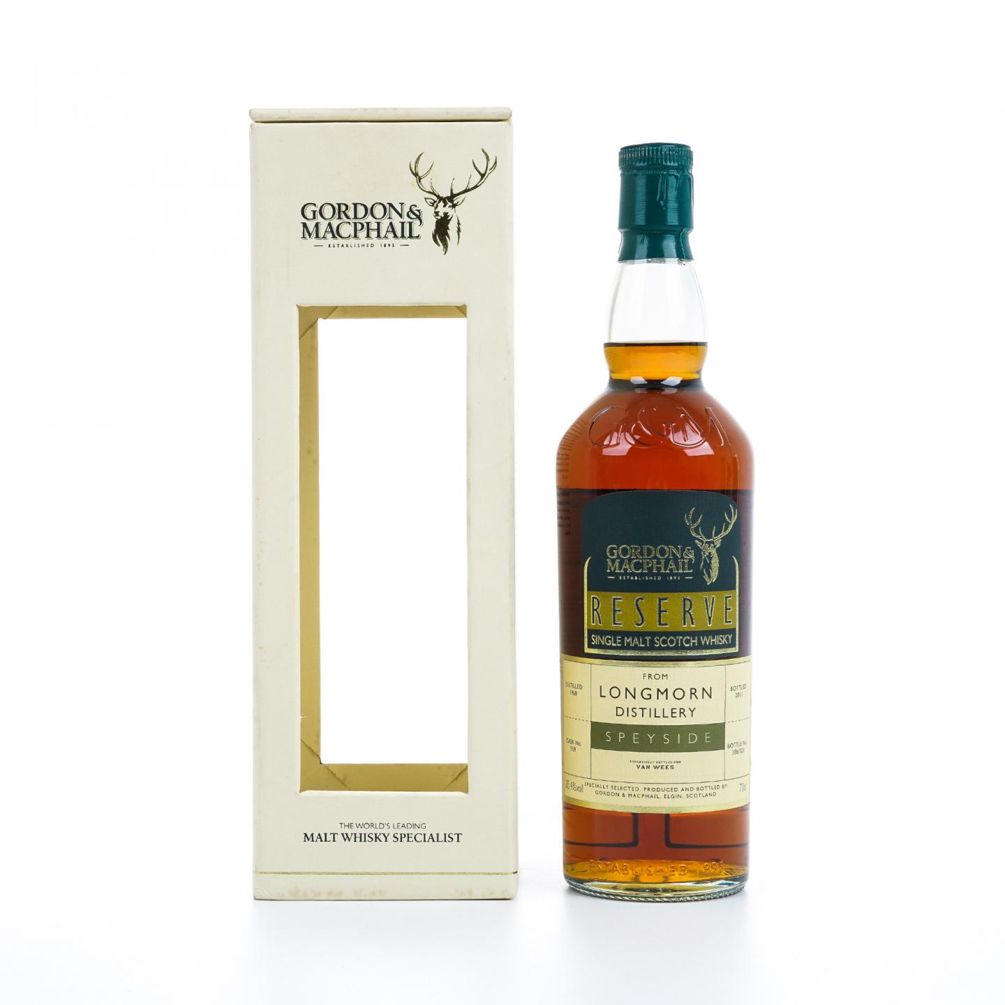 Longmorn 朗摩 1968-2011 初填雪莉桶#909 GM