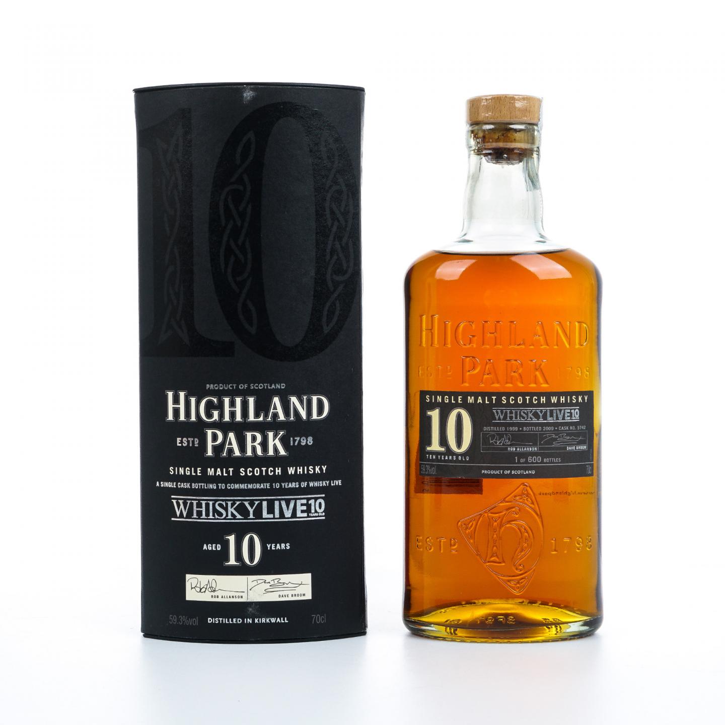 Highland Park 高原骑士 10年 雪莉单桶#5742 Whisky Live 10周年