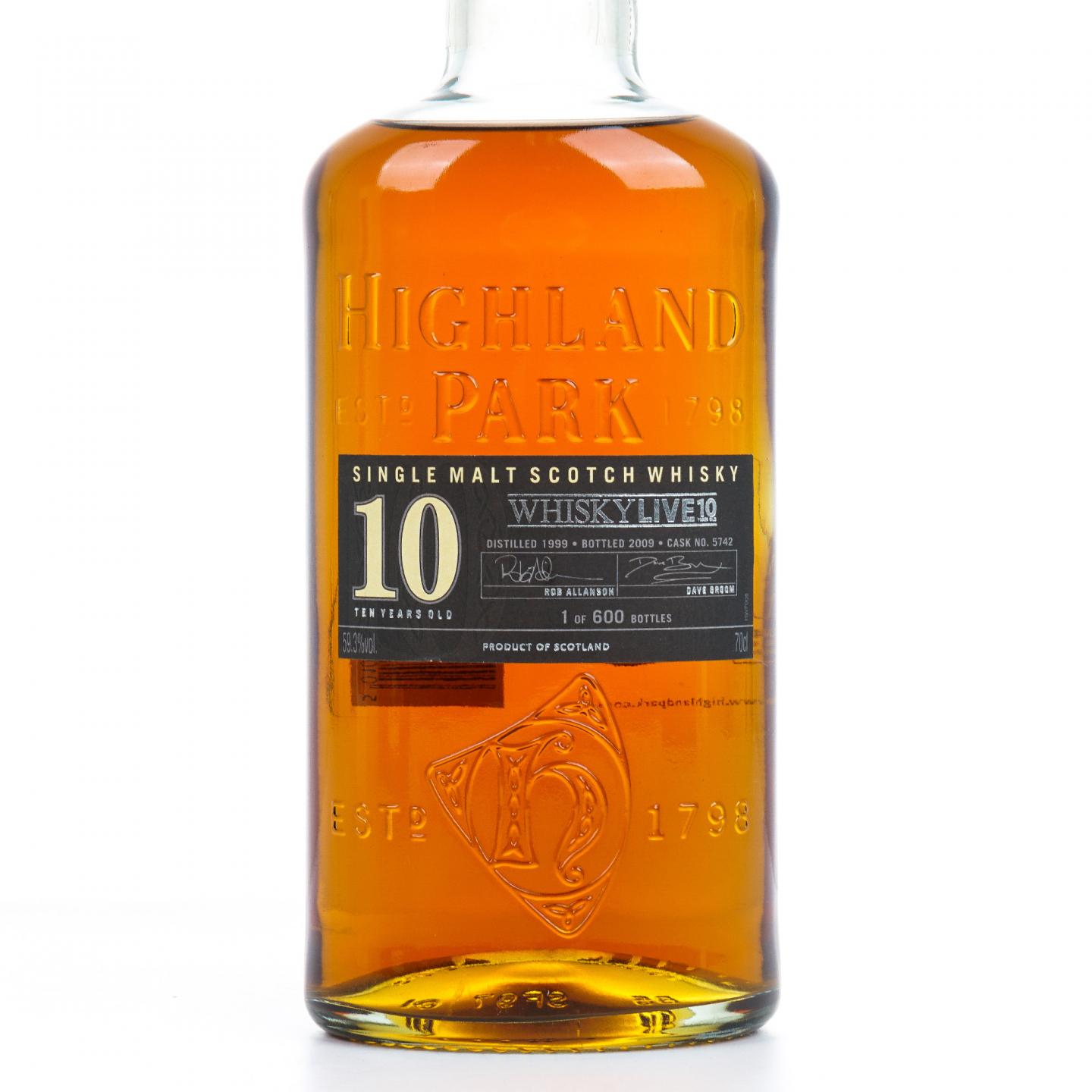 Highland Park 高原骑士 10年 雪莉单桶#5742 Whisky Live 10周年