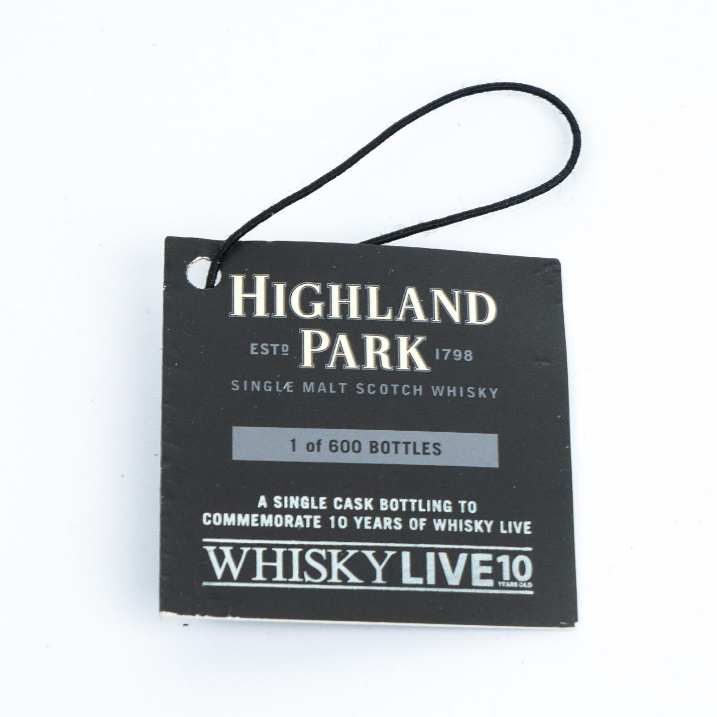 Highland Park 高原骑士 10年 雪莉单桶#5742 Whisky Live 10周年