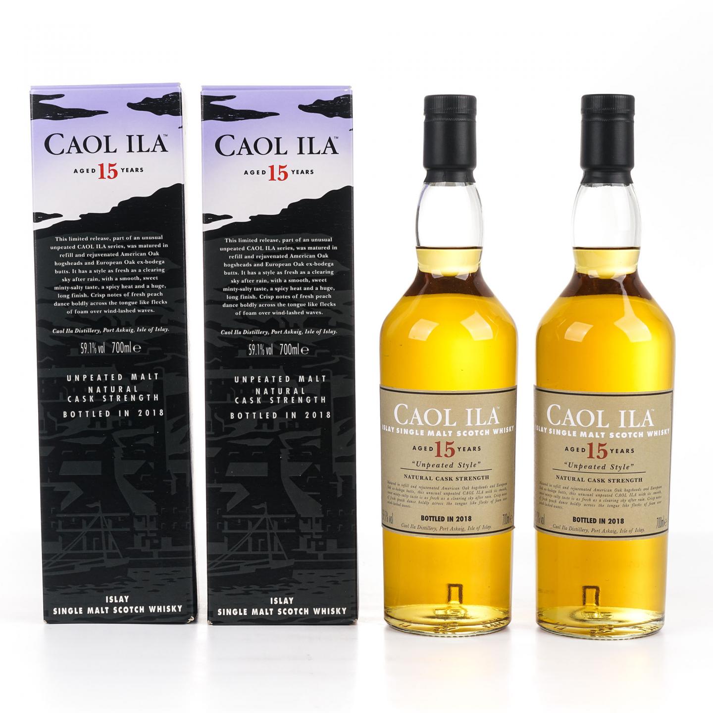 Caol Ila 卡尔里拉 15年 SR 2018 行货 2瓶组