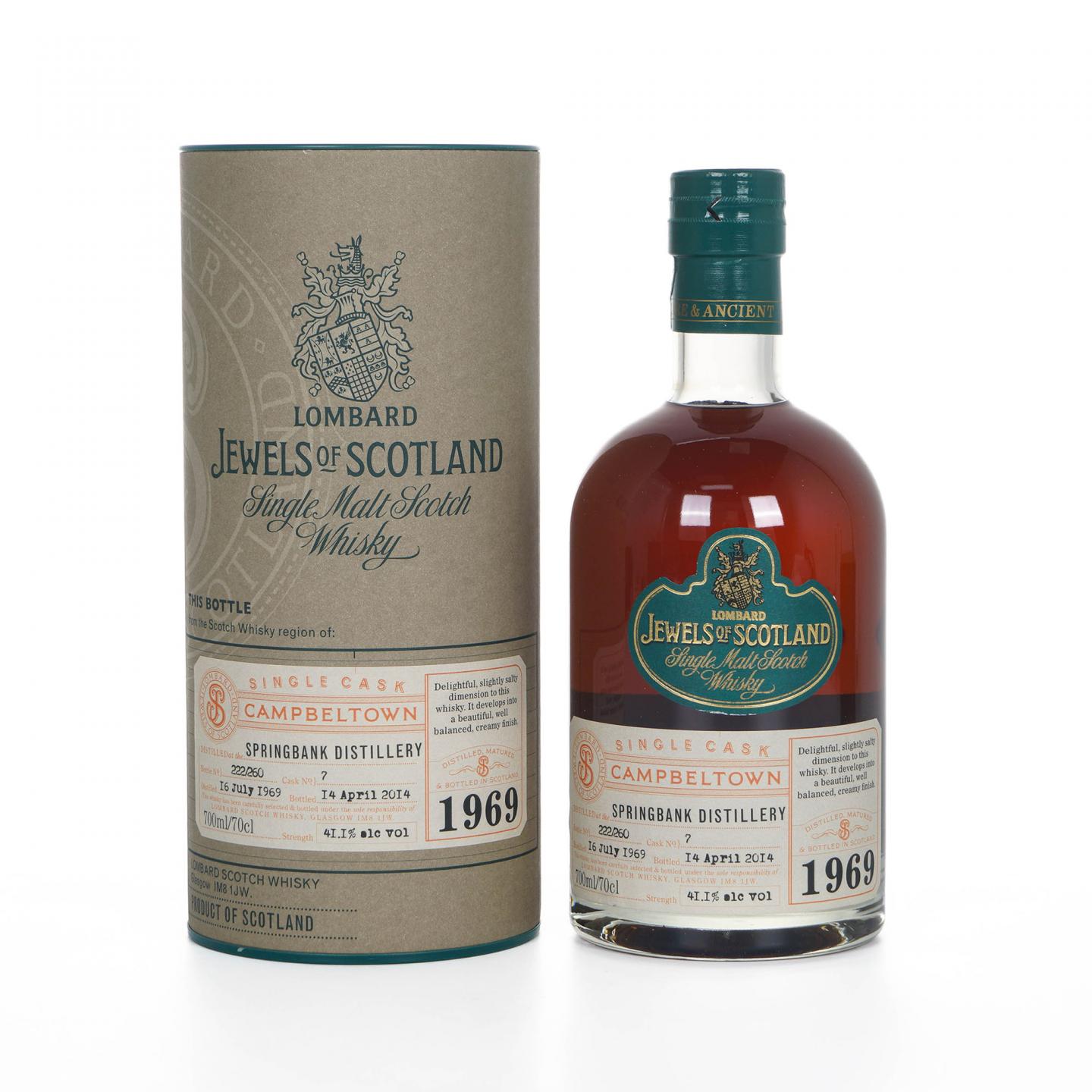 Springbank 云顶 1969-2014 Lb 单桶#7