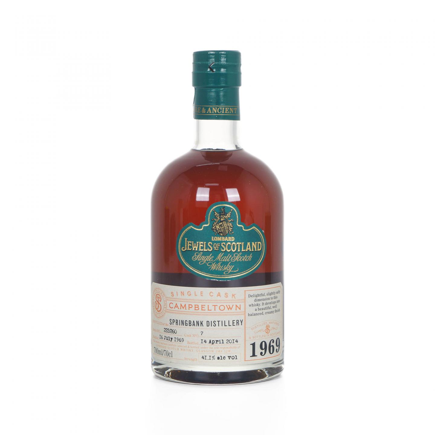 Springbank 云顶 1969-2014 Lb 单桶#7