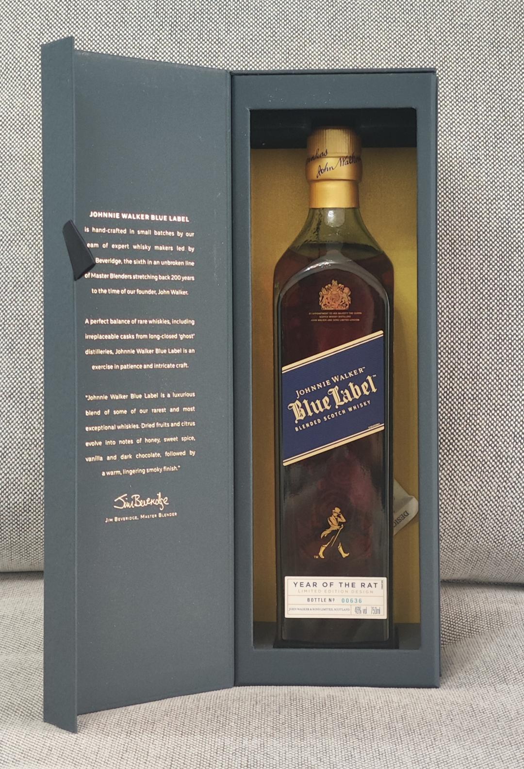 国行 尊尼获加蓝牌鼠年