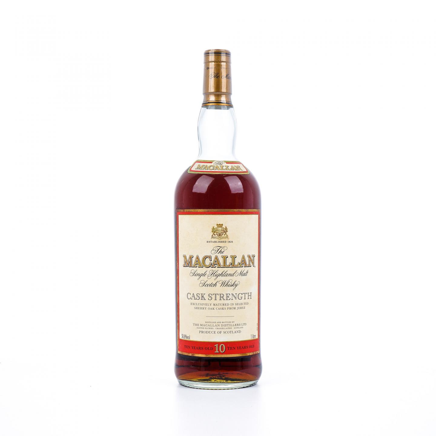 Macallan 麦卡伦 10年 桶强 1L 58.8%Vol.