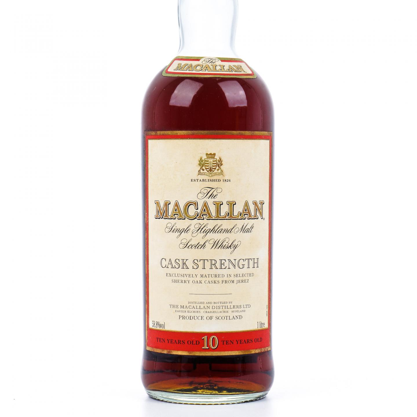 Macallan 麦卡伦 10年 桶强 1L 58.8%Vol.