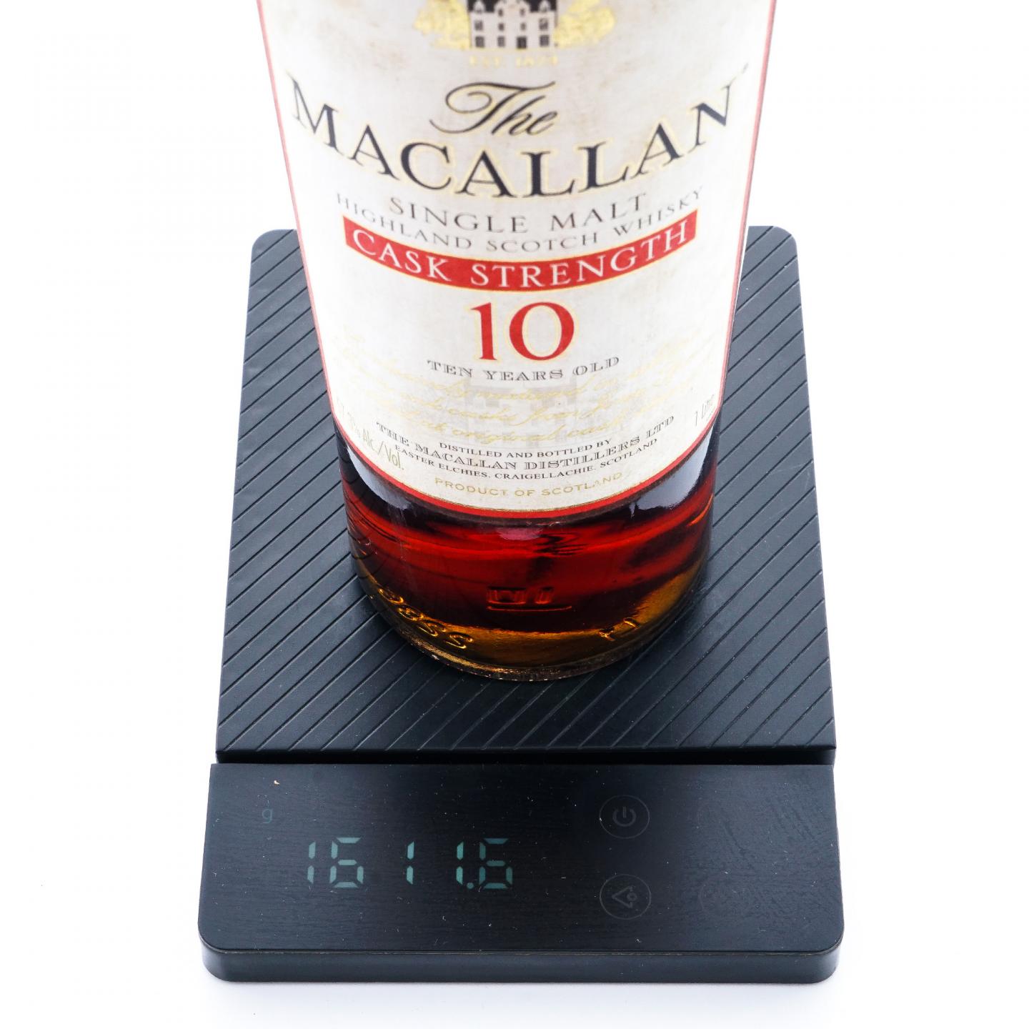 Macallan 麦卡伦 10年 桶强 1升装 57.3%vol. 草写版
