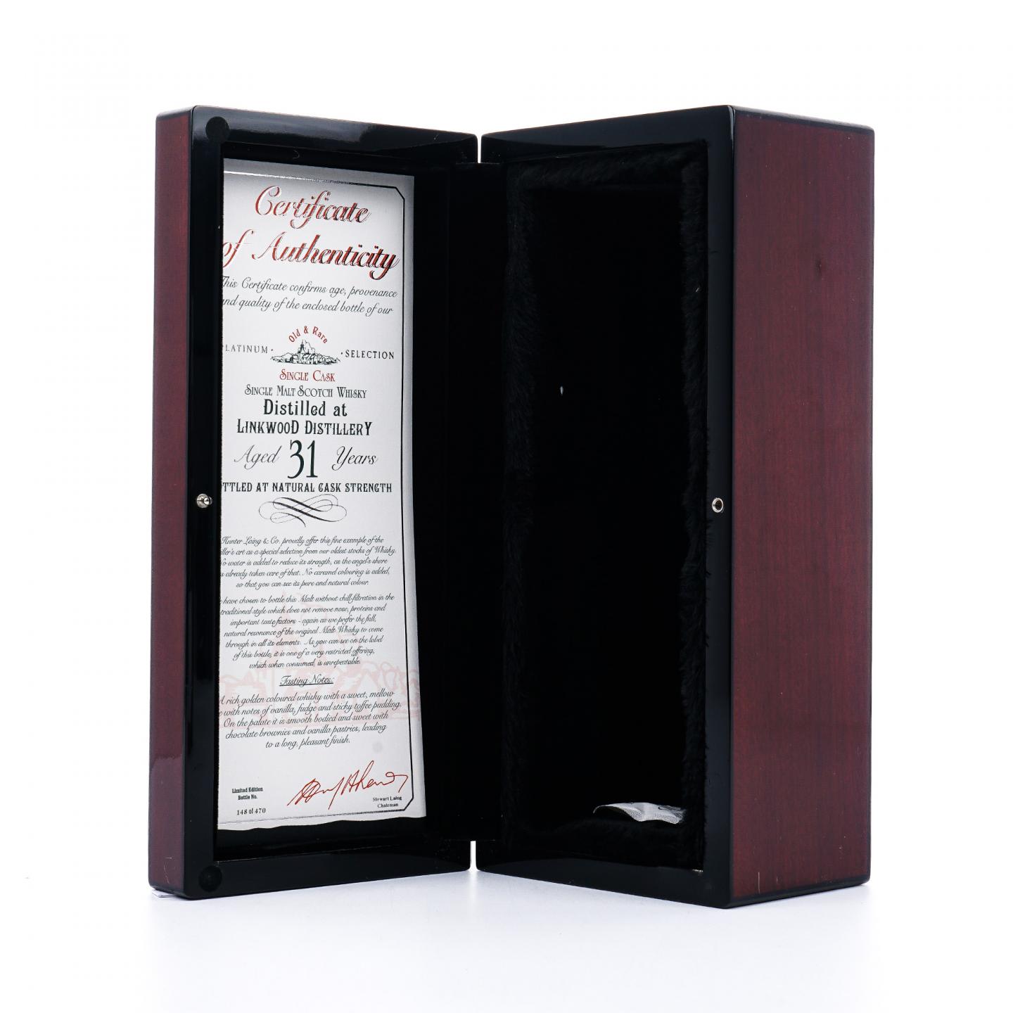 Linkwood 林可伍德 31年 1989-2021 Old & Rare HL 700ml