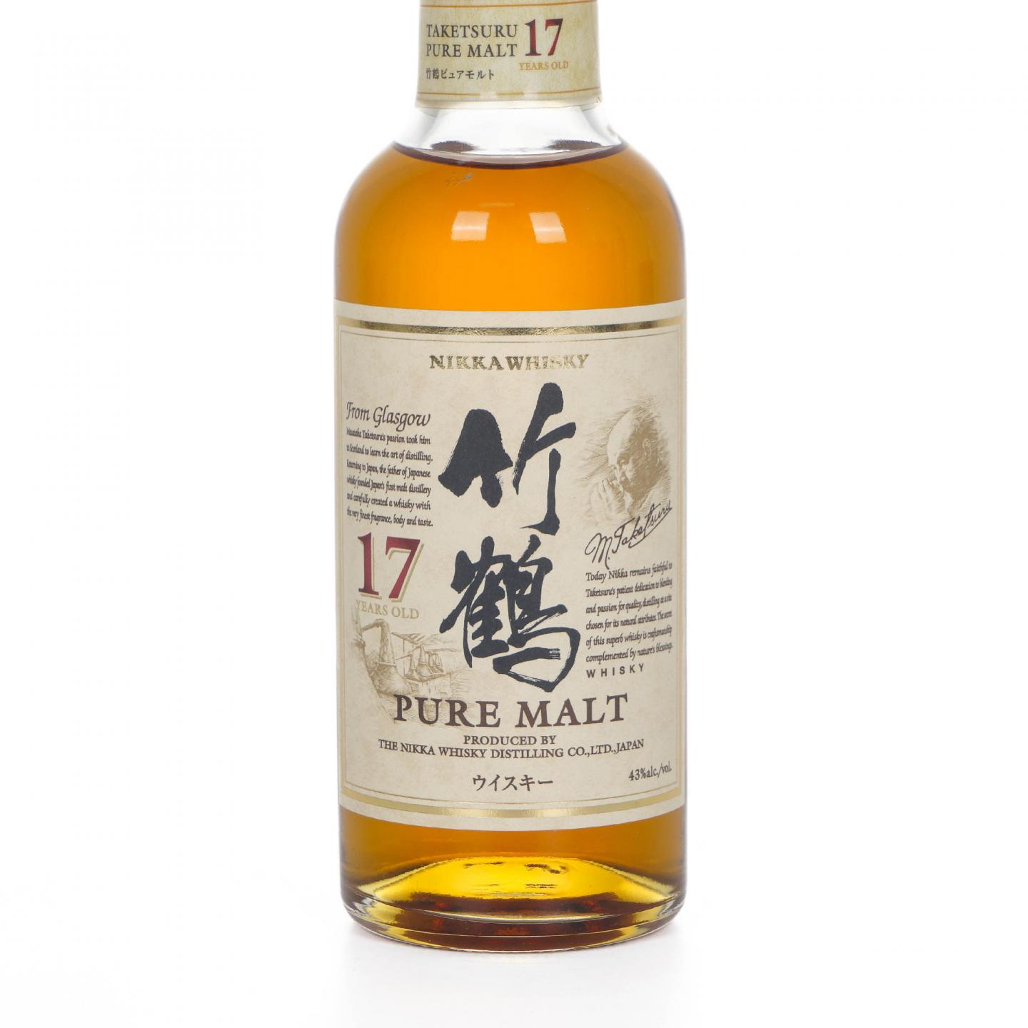 【酒版】竹鹤 17年 Pure Malt 180ml