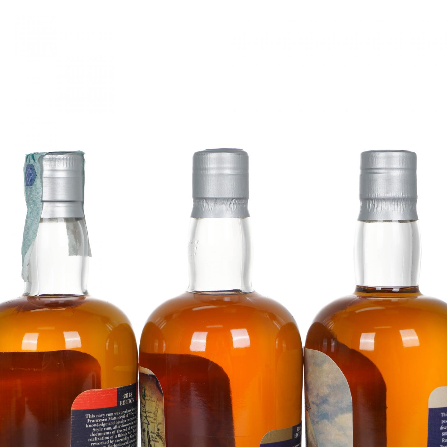 Old Navy Rum 2018/2022/2024 Silver Seal 老海军朗姆酒 3支组