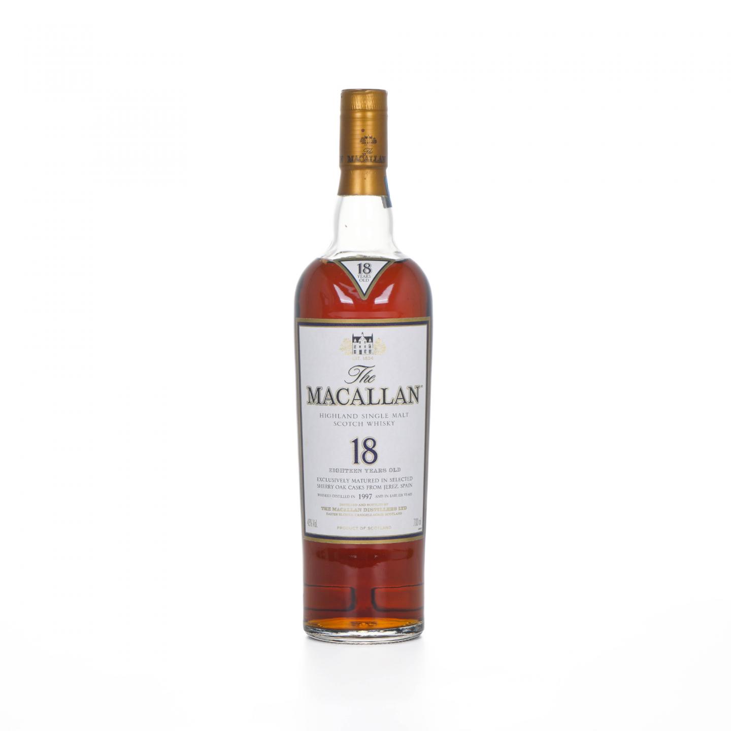 Macallan 麦卡伦 18年 1997 雪莉桶