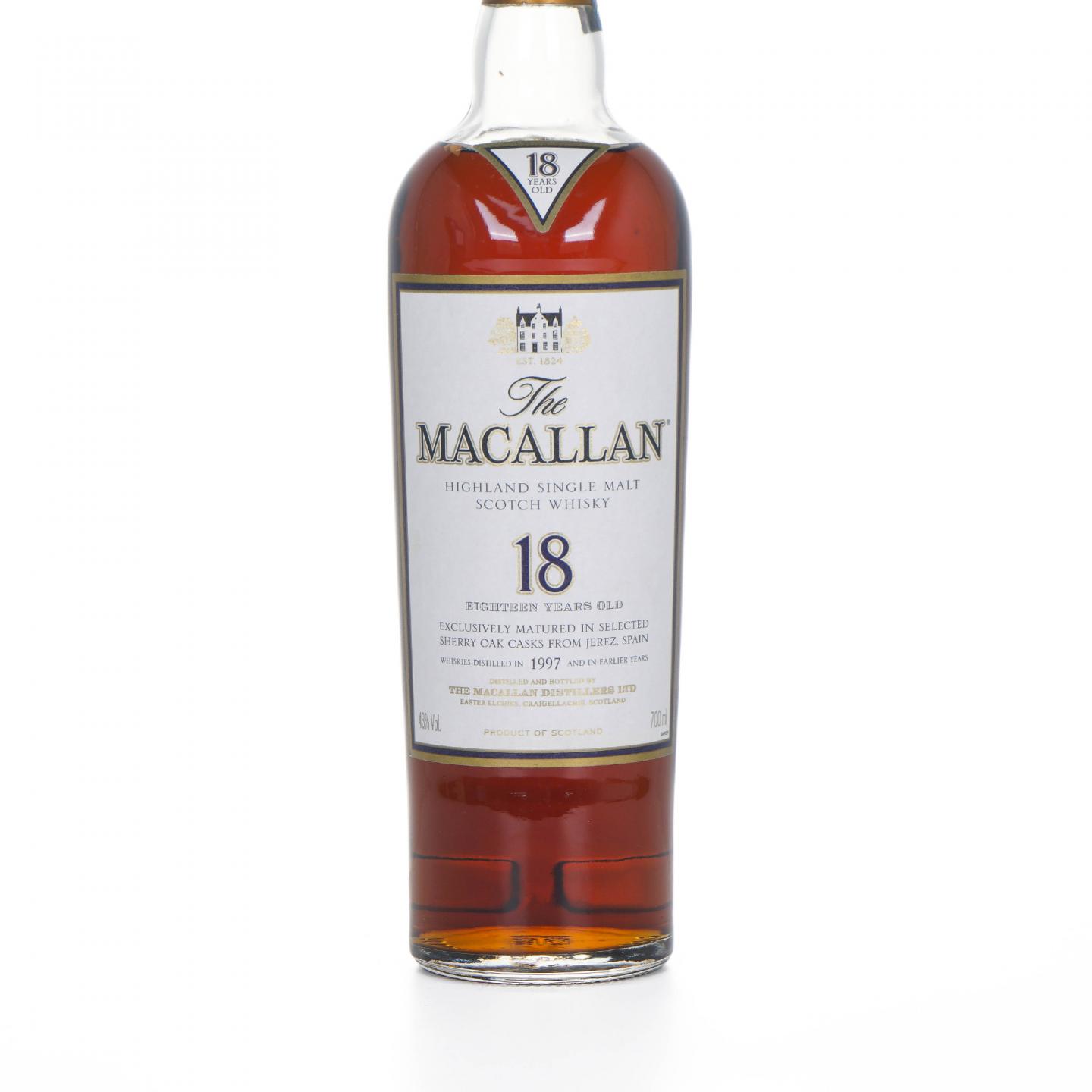 Macallan 麦卡伦 18年 1997 雪莉桶