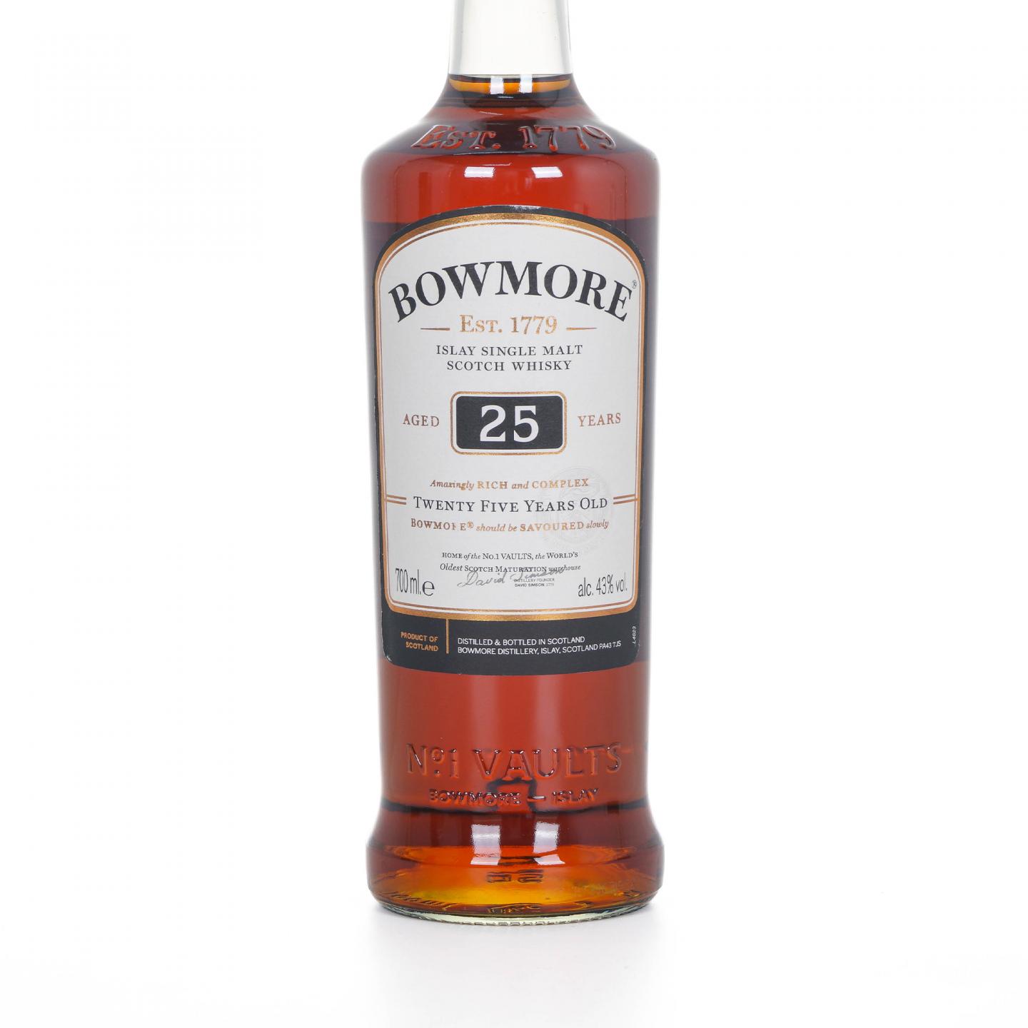 Bowmore 波摩 25年 单一麦芽 43%