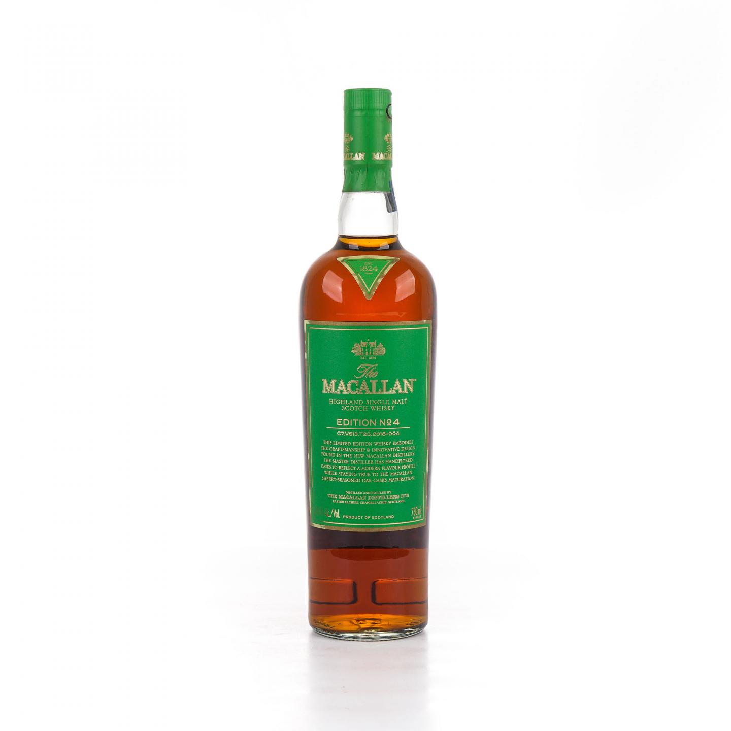 Macallan 麦卡伦 Edition No.4 绿标 750ml