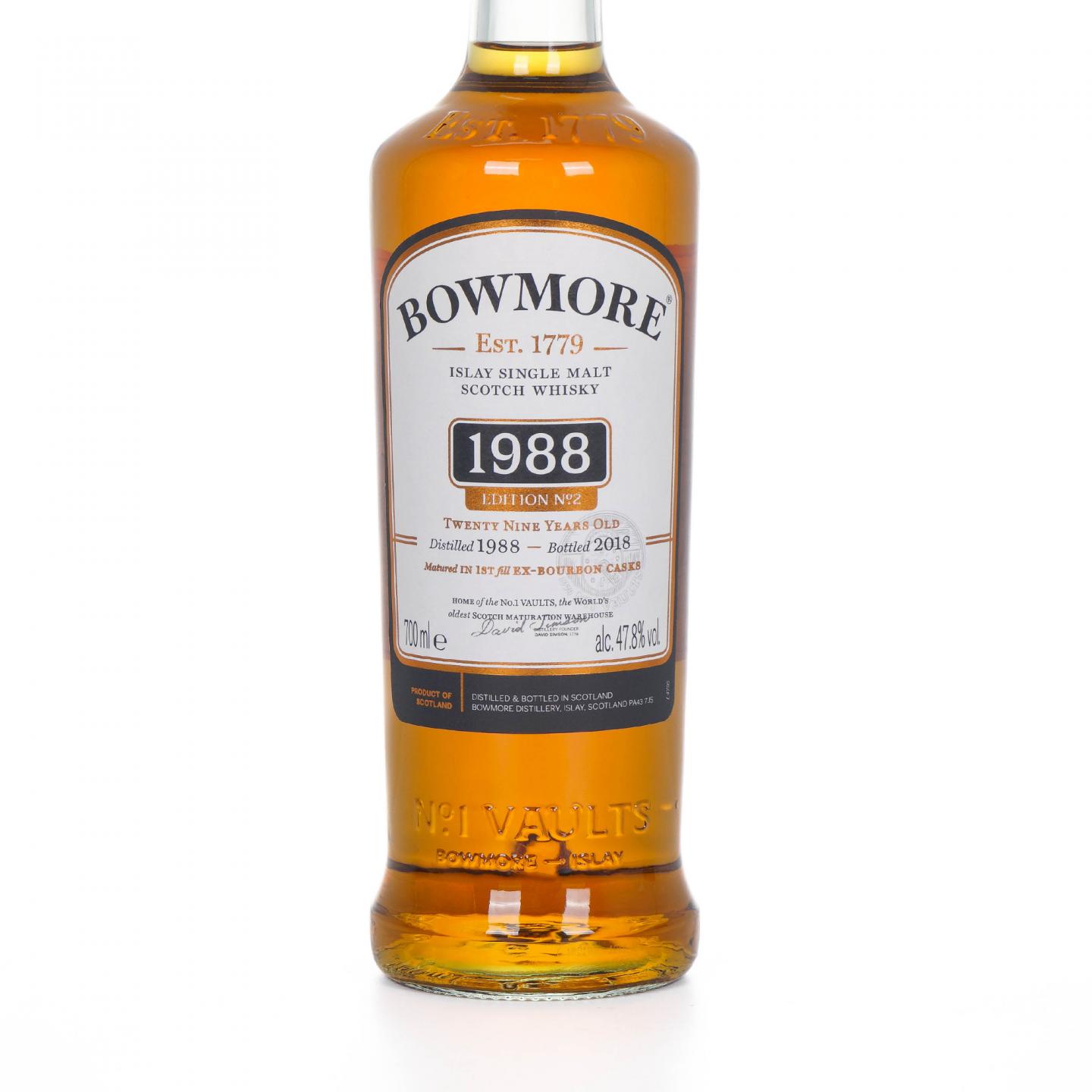 Bowmore 波摩 29年 1988-2018 Edition No. 2 700ML