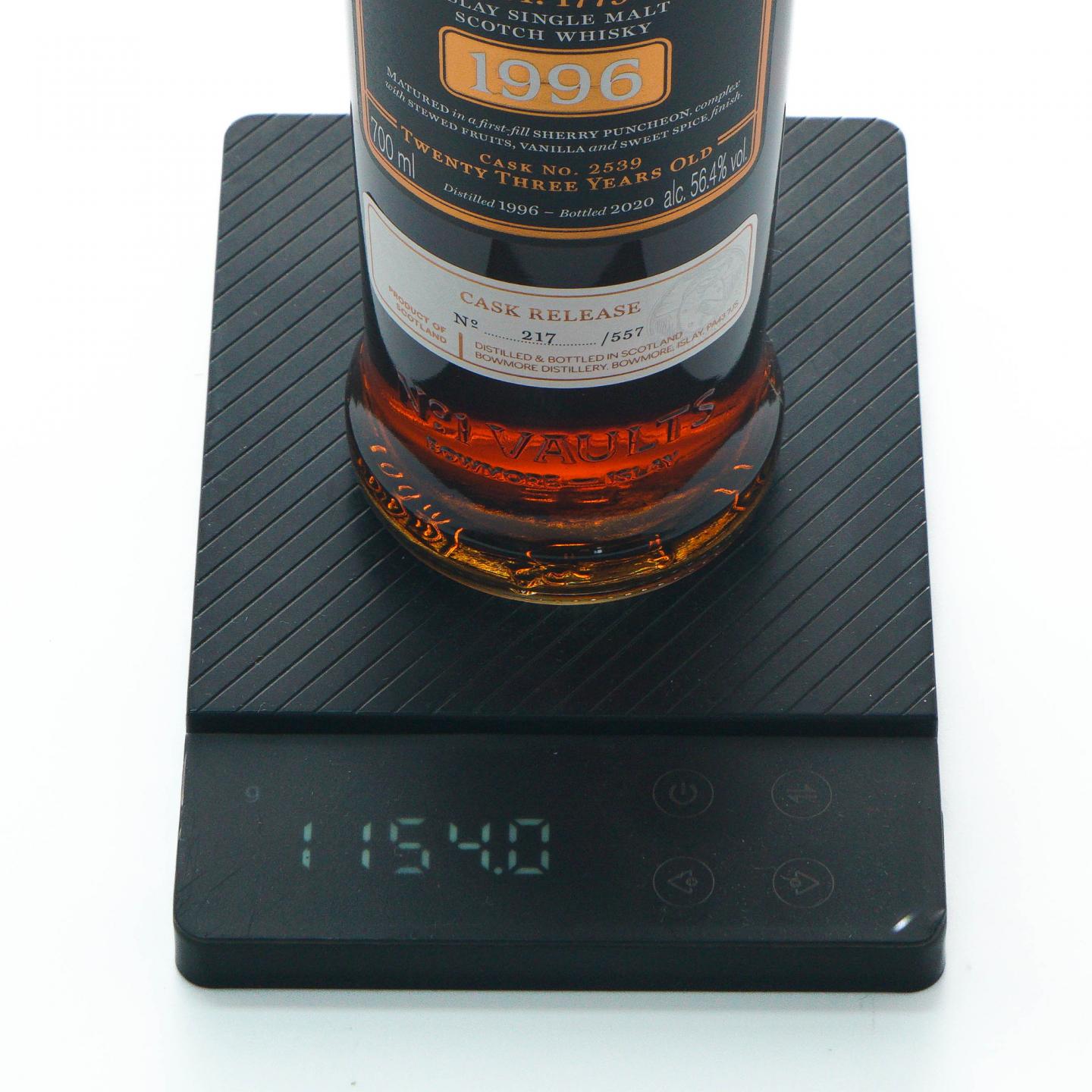 Bowmore 波摩 23年 1996-2020 初填雪莉桶#2539