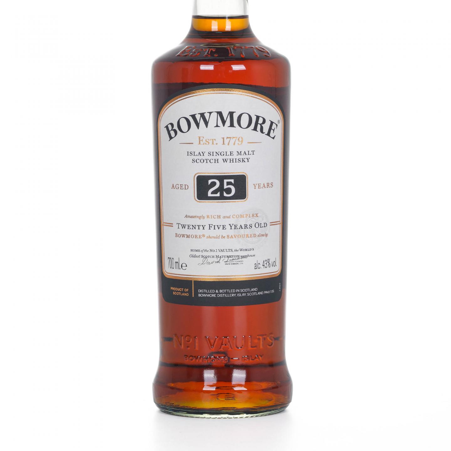 Bowmore 波摩 25年 单一麦芽 43%