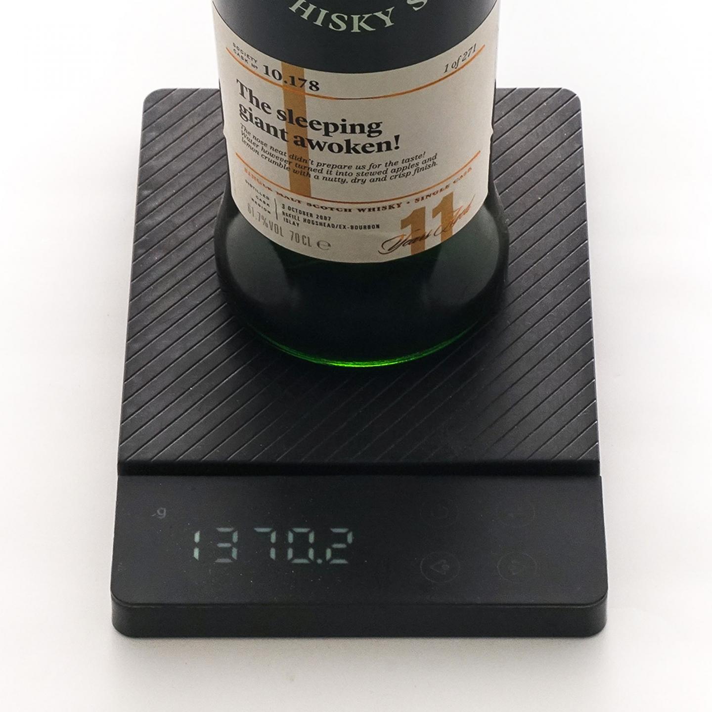 SMWS 10.178 布纳哈本 11年 2007