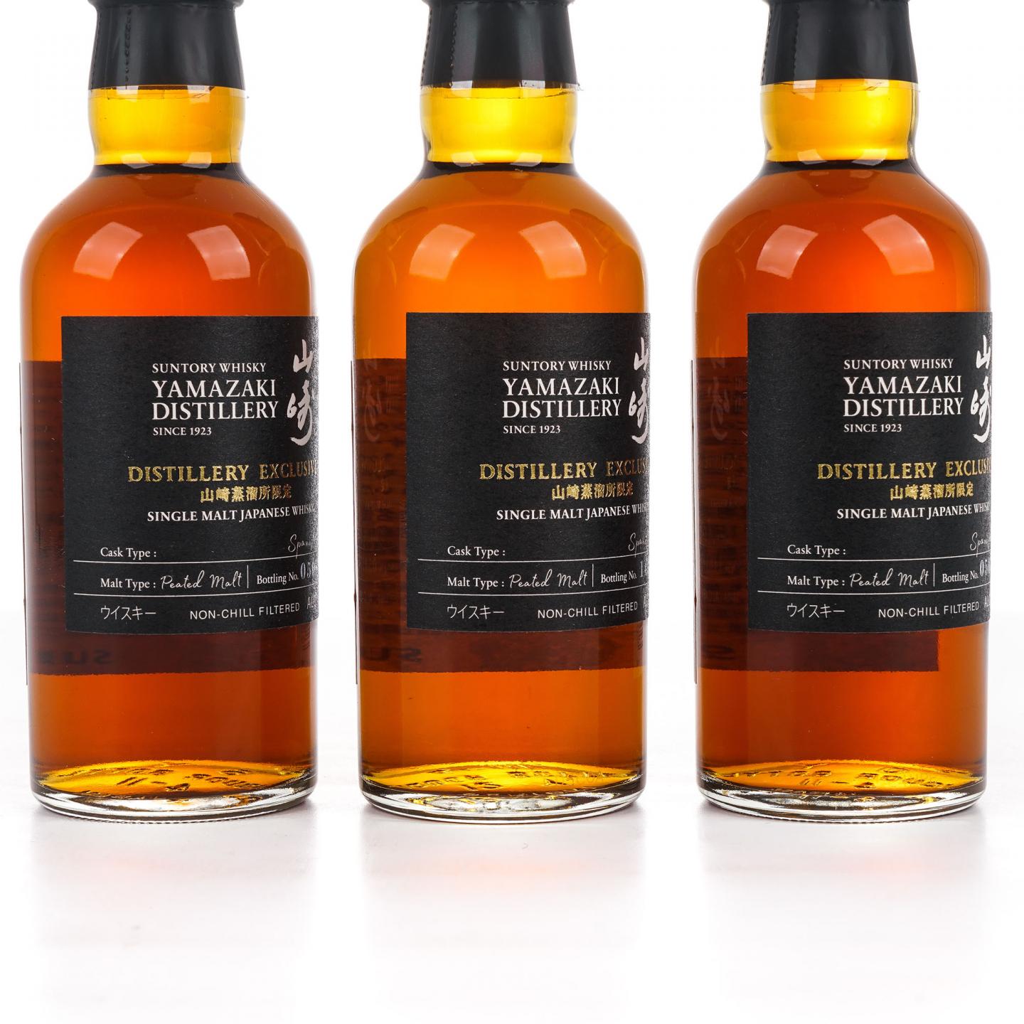 【中样】山崎蒸馏所限定 Peated Malt 3支组*180ml