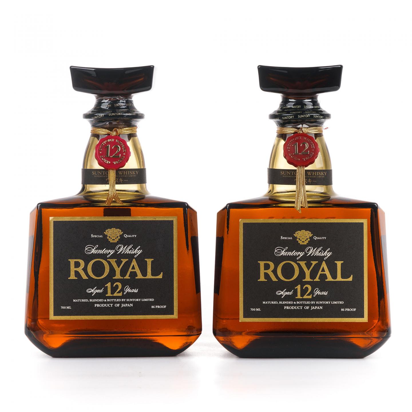 三得利 Royal 12年 金花标 调和 2瓶组